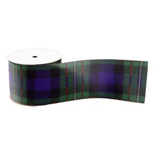 Ferguson clan Plaid Scottish tartan Grosgrain Ribbon