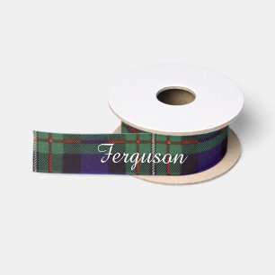 Ferguson clan Plaid Scottish tartan Satin Ribbon