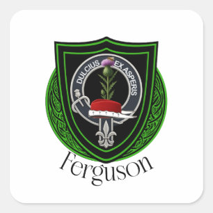 Ferguson Scottish Clan Crest  Square Sticker
