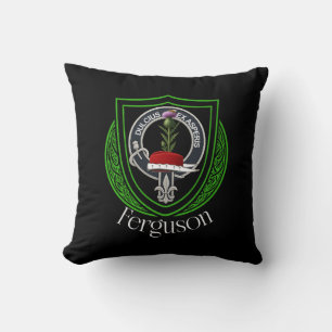 Ferguson Scottish Clan Crest Throw Pillow