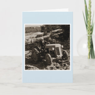Ferguson tracteur Finlande 1950 Carte d'anniversai