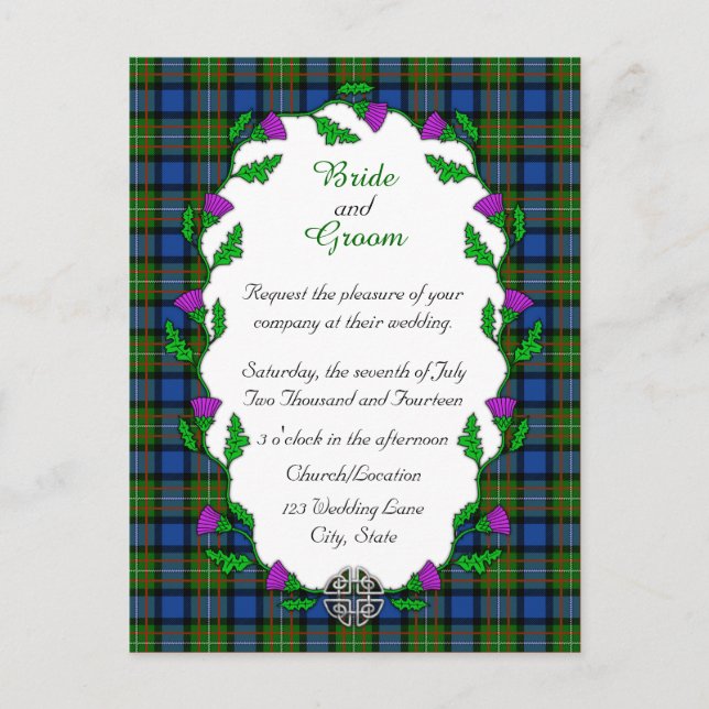Fergusson Celtic Wedding Postcard (Front)