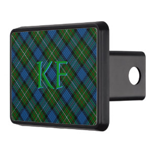 Fergusson Official Tartan with monogram / initials Trailer Hitch Cover