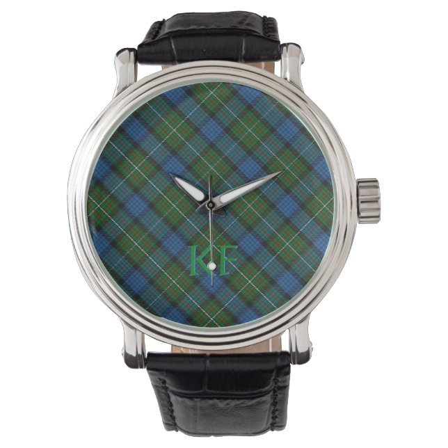 Fergusson Official Tartan with monogram / name Watch (Front)