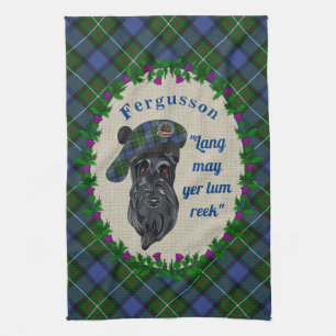Fergusson Scottie Dog Kitchen Towel