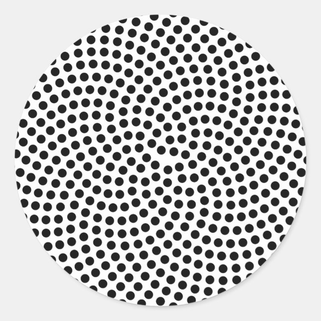 Fermat’s Spiral Classic Round Sticker (Front)