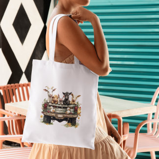 Ferme Animale Mignonne Sur Sac Fourre-Tout