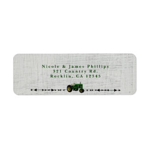 Ferme Barnyard Tractor Anniversaire Fête Invitatio