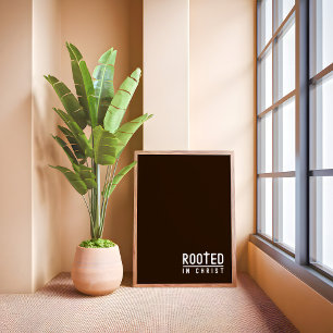 Ferme Brown foi chrétienne citation Poster