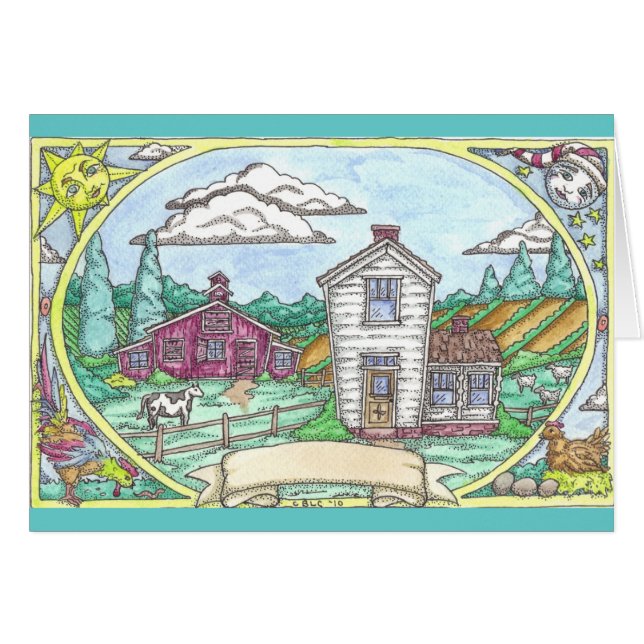 Ferme d'été (Devant horizontal)