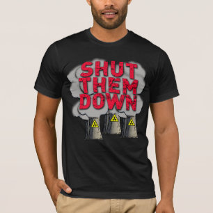 FERMÉ LEUR EN BAS du T-shirt de centrale nucléai