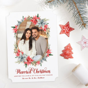 Ferme mariée Noël Mariage Faire-part