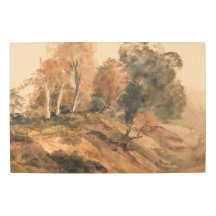 Ferme moderne Automne Automne Paysage Peinture