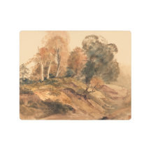 Ferme moderne Automne Automne Paysage Peinture