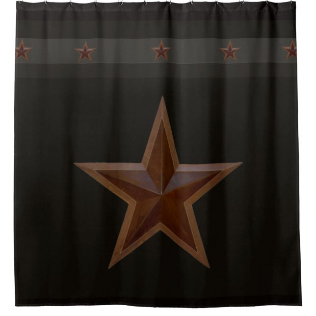 Ferme primitive Grange Star Douche rideau (Devant)
