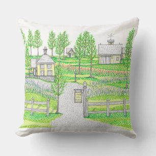 Ferme Sunny Hill Grand Coussin avec Jaune