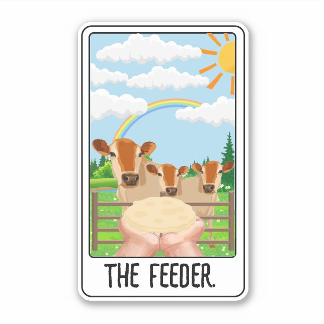 Ferment-TarotCards-Vinyl Sticker (Devant)