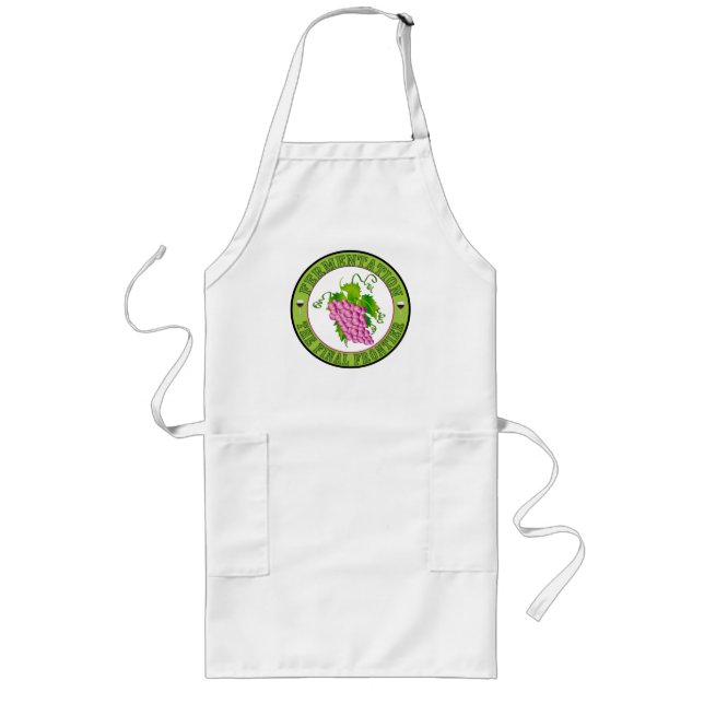 Fermentation of Grapes Long Apron (Front)