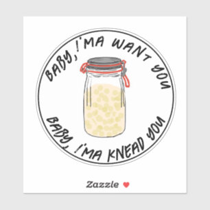 Fermented Sour Dough In Jar