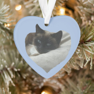 Fermeture de l'ornement de chats siamois