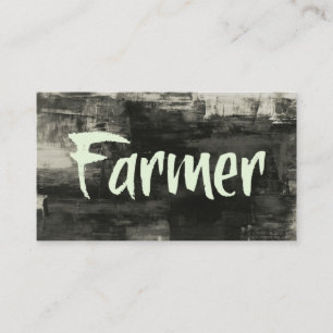 Fermier Carte de visite rustique