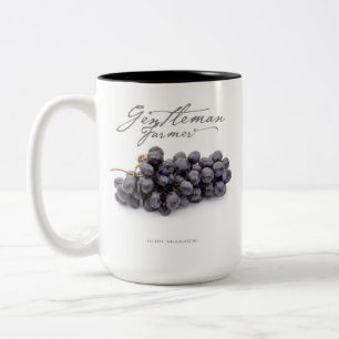 Fermier de 15 oz. Mug de café (raisins)