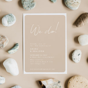 Fern & Beach   Nous faisons Faire-part de mariage
