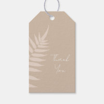 Fern & Beach | We Do Wedding Favour Tags