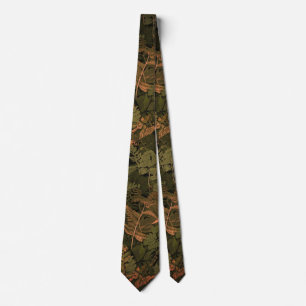 Fern Camouflage Suit Tie