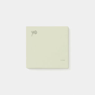 Fern fiddlehead- Botanist Pause- Minimalist Notes