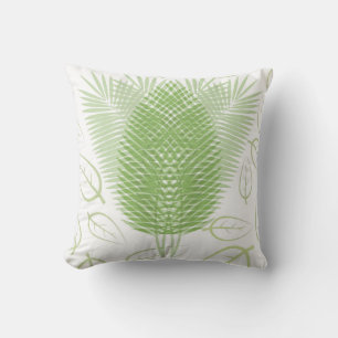 Fern Forest Reversible Design Throw Pillow
