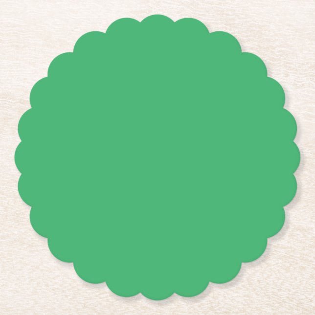 Fern,Frog Green,Gulf Stream, Paper Coaster (Front)