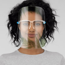 Fern Fronds Greenery Face Shield
