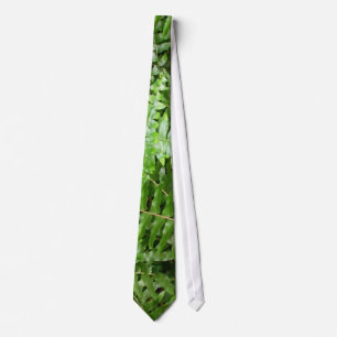 Fern Fronds I Green Nature Tie