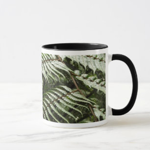 Fern Fronds II Dark Green Nature Mug