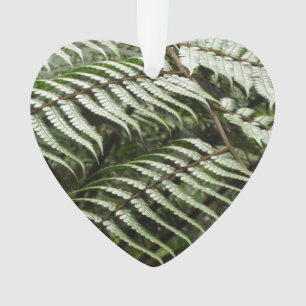 Fern Fronds II Dark Green Nature Ornament