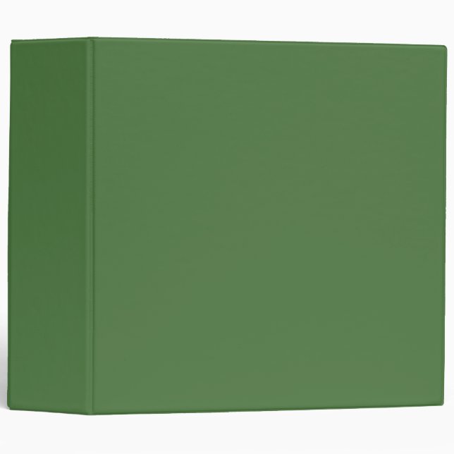 Fern Green Solid Colour | Classic Binder (Front/Spine)