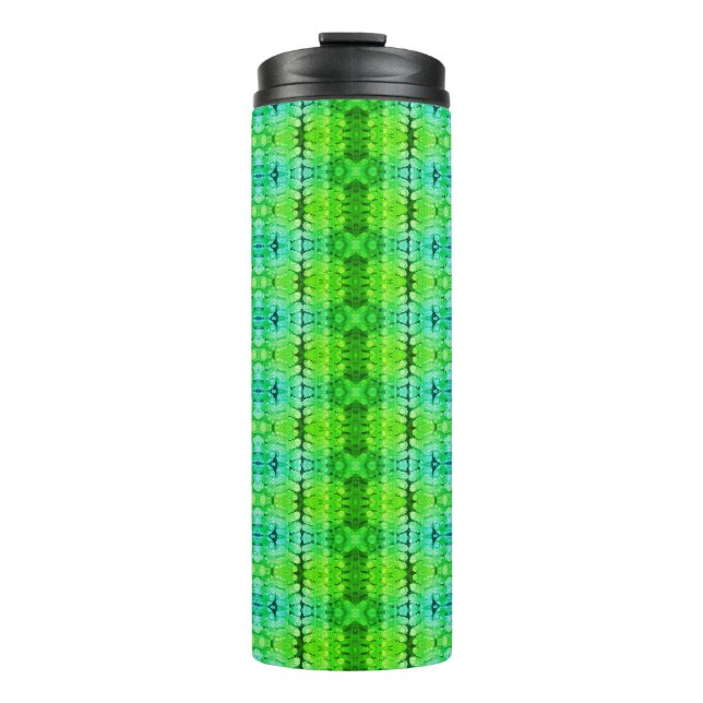 Fern Ikat 11  Thermal Tumbler (Front)