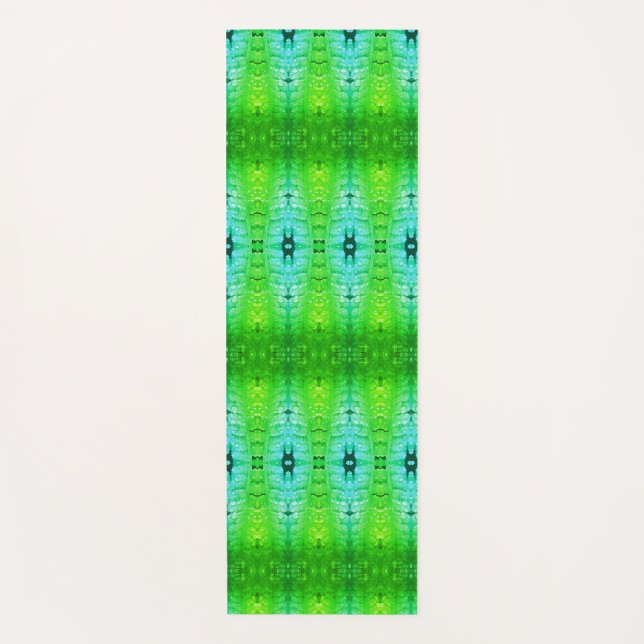 Fern Ikat 2 x GL Yoga Mat (Front)
