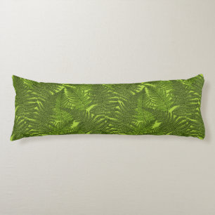 Fern in green body pillow