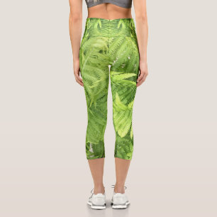 Fern Leaf haut taille Leggings : jardin fitness ho