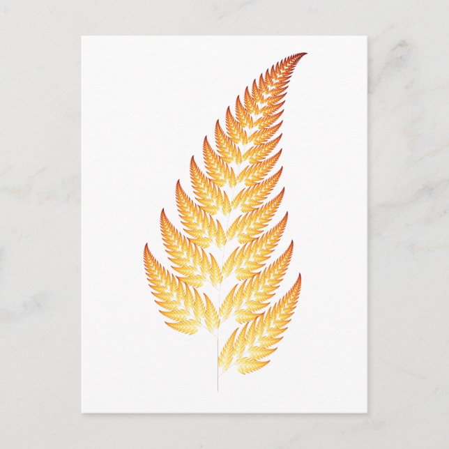 Fern leaf postcard (Front)