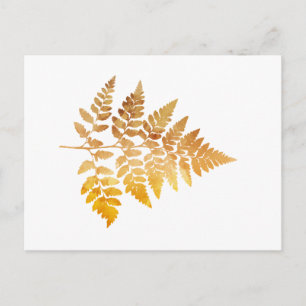 Fern Leaf Postcard