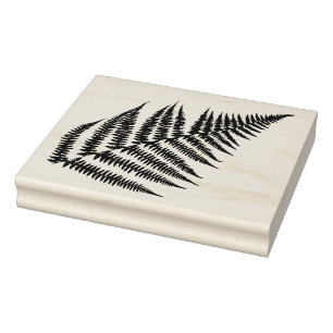 Fern Leaf Stano Rubber Stamp