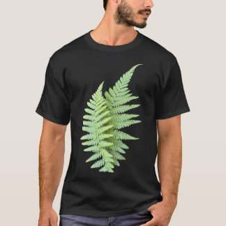 Fern Leaves Botanical Art for Spring and Autumn Gr T-Shirt