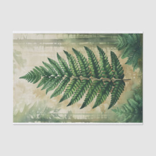 Fern Leaves Botanical Decoupage Tissue Paper