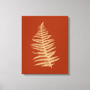 Fern Leaves Fall Autumn Canvas Print