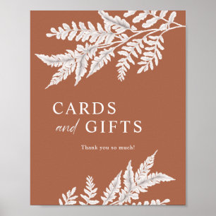 Fern Modern Calligraphy Cards and Gifts Sign