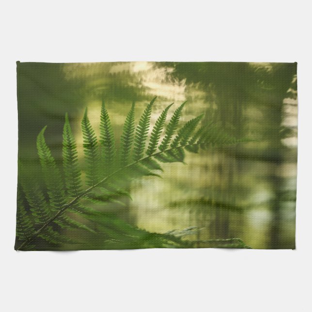 Fern Nature Photo Kitchen Towel (Horizontal)