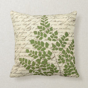 Fern on Script Pillow 2